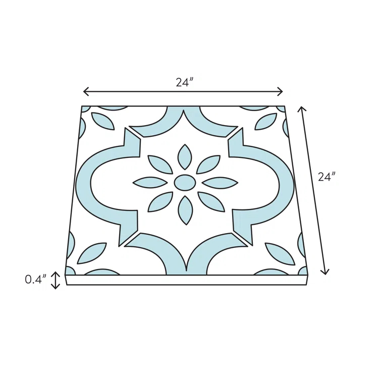 Calacatta White 24" x 24" Porcelain Field Tile