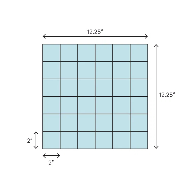 Landscape 2 in. x 2 in. Translucent Glass Plastic Face Mounted Brick Mosaic Designer Pool Tile