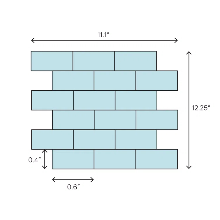 Paradox 0.37" x 0.62" Natural Stone Mosaic Tile
