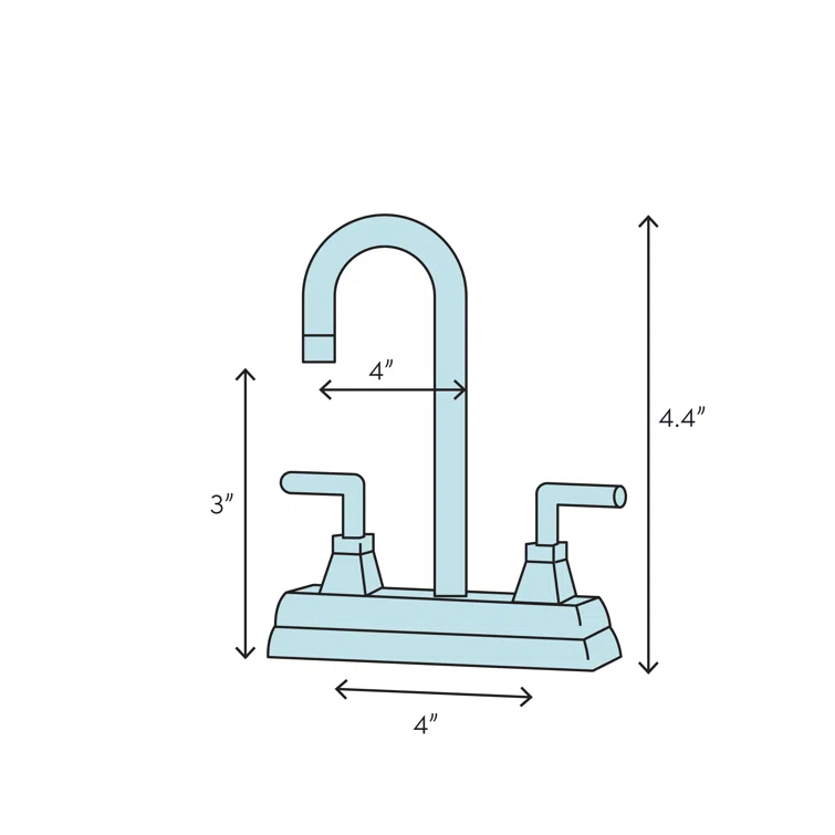 Kingston Brass Executive Two-Handle 3-Hole Deck Mount 4" Centerset Bathroom Faucet with Brass Pop-Up