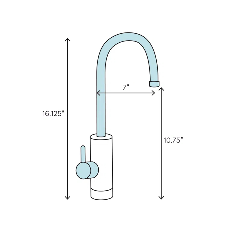 Talis S² Pull Down Single Handle Kitchen Faucet with Handle and Supply Lines