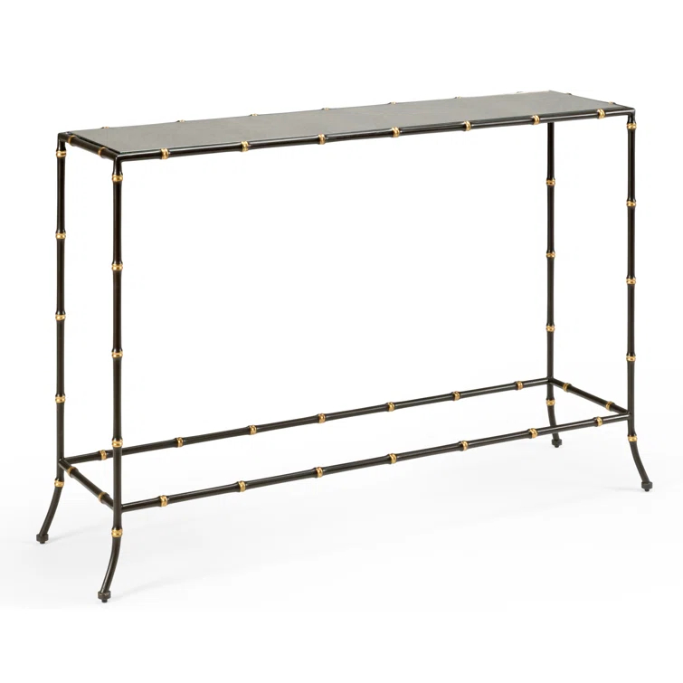 Chelsea House Saigon 51'' Glass Top Console Table