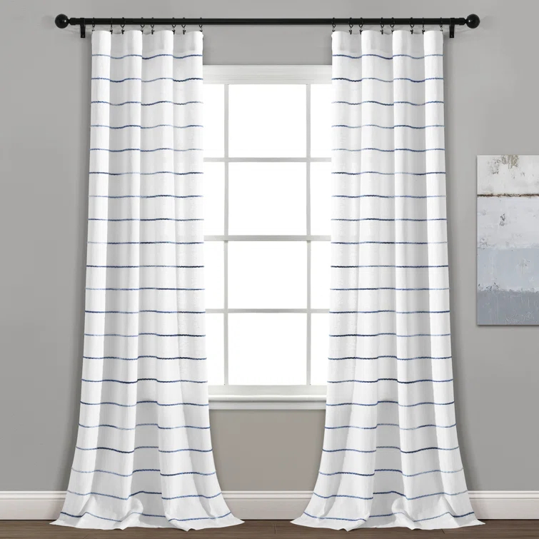 Reyna Semi Sheer Curtain Pair (Set of 2)