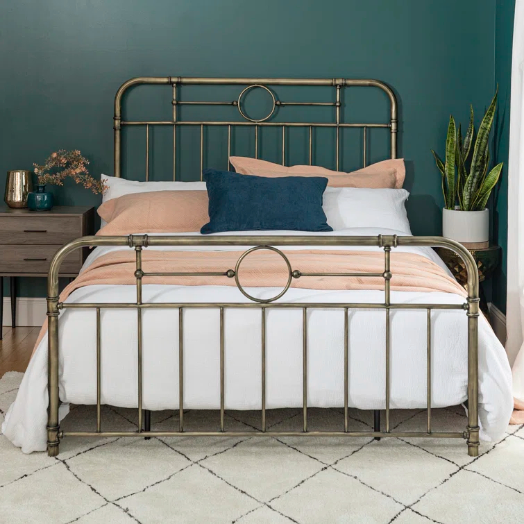 Bronny Metal Open-Frame Bed