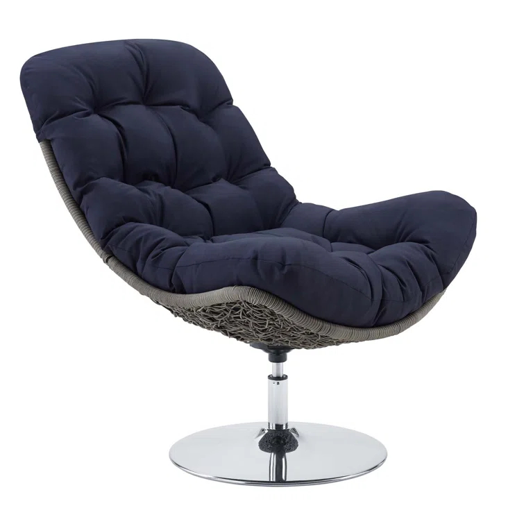 Brighton Wicker Rattan Outdoor Patio Swivel Lounge Chair by Modway