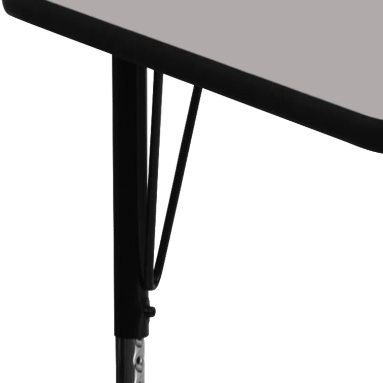 Goddard 24''W x 48''L Rectangular HP Laminate Activity Table - Adjustable Legs