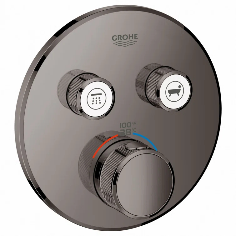 GROHE Grohtherm SmartControl Dual-Function Shower Thermostatic Valve Trim