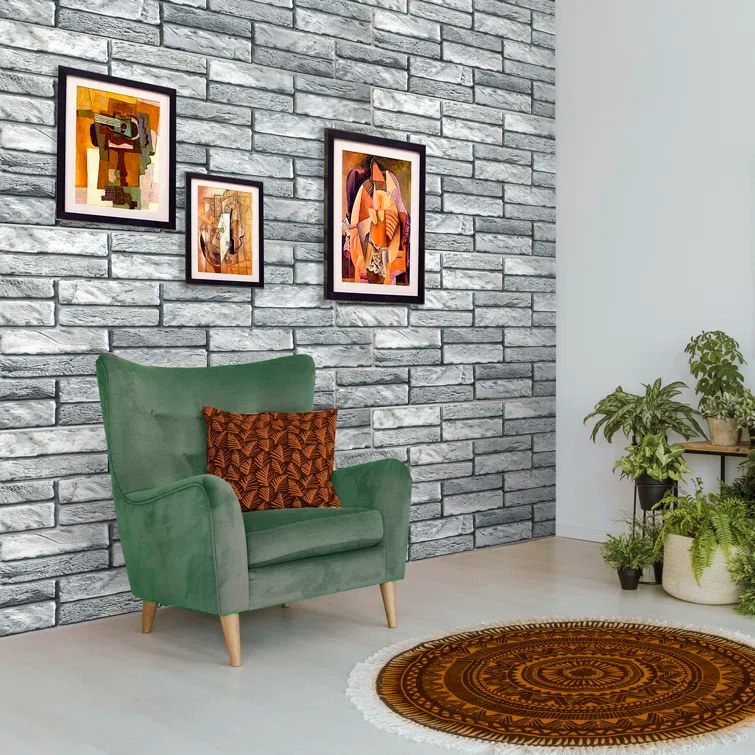 Falkirk 3D 38" W x 19" L Vinyl Wall Paneling