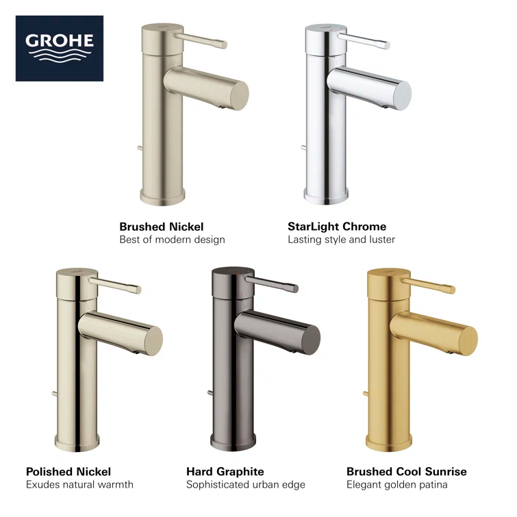 Essence New Single Hole Faucet with Drain Assembly