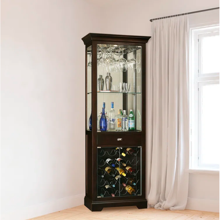 Howard Miller 690005 Howard Miller Gimlet Wine Cabinet 690005 Black Coffee
