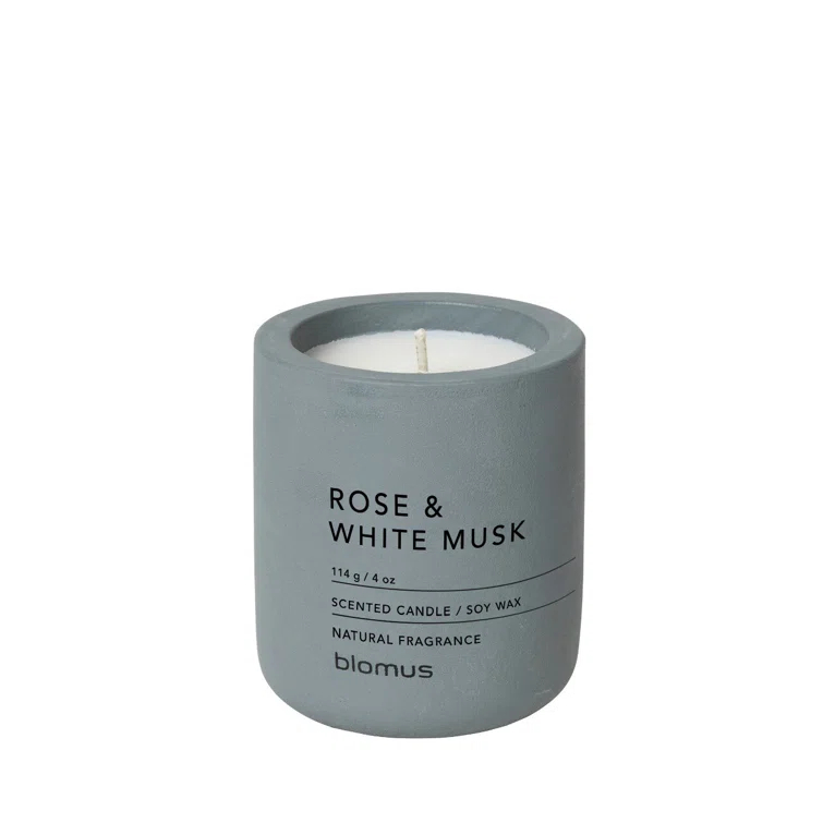 FRAGA Rose & White Musk Scented Jar Candle