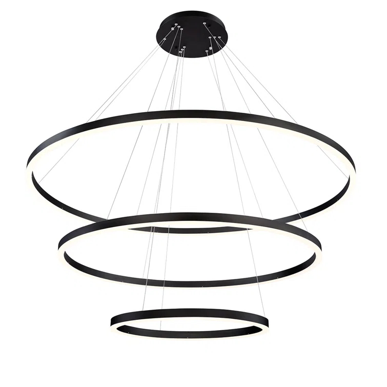 Spunto 3 - Light Dimmable LED Tiered Chandelier