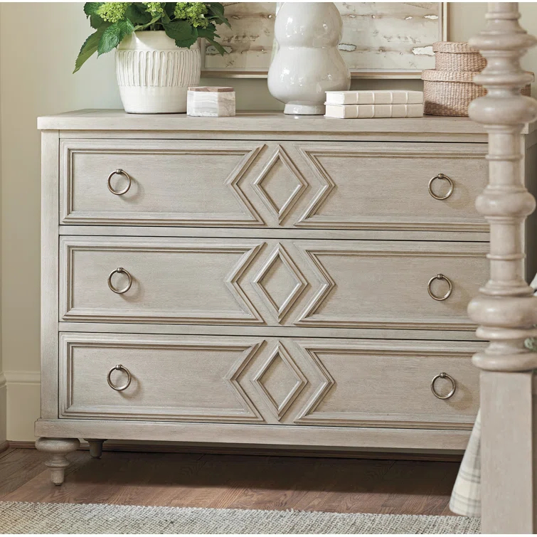 Malibu 55.25'' W 3 - Drawer Dresser