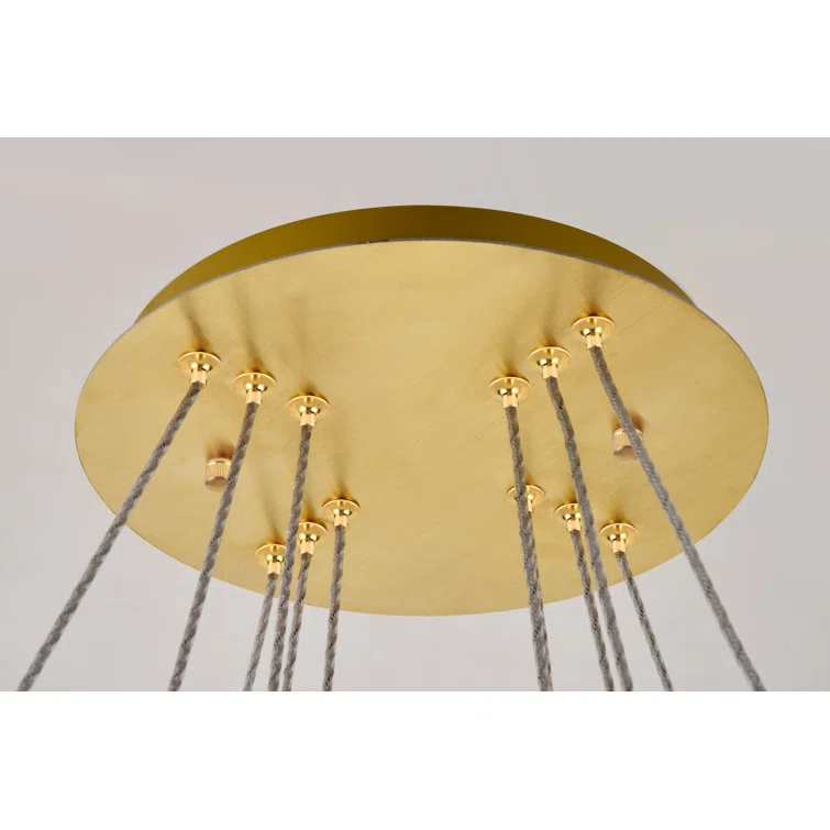 Steveson 3 - Light LED Crystal Pendant