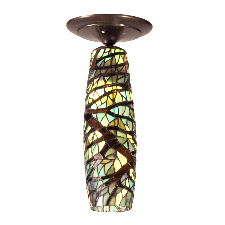 Glass Semi Flush Mount