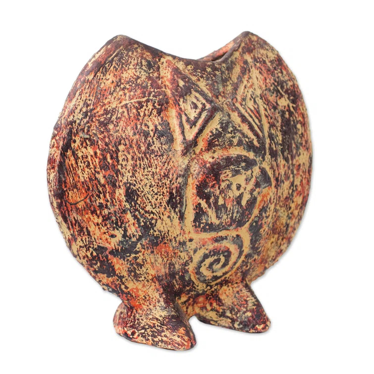 World Menagerie Tersk Handmade Ceramic / Porcelain Table Vase