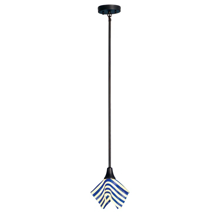 Meyda Lighting Metro Fusion 1 - Light Black Unique/Statement Pendant