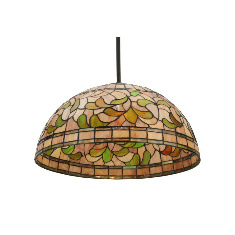 Meyda Tiffany & Stained Glass 1 - Light Mahogany Bronze Single Pendant