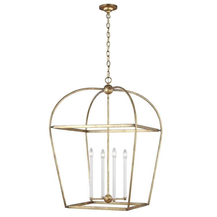 Andy 4 - Light Dimmable Lantern Geometric Chandelier