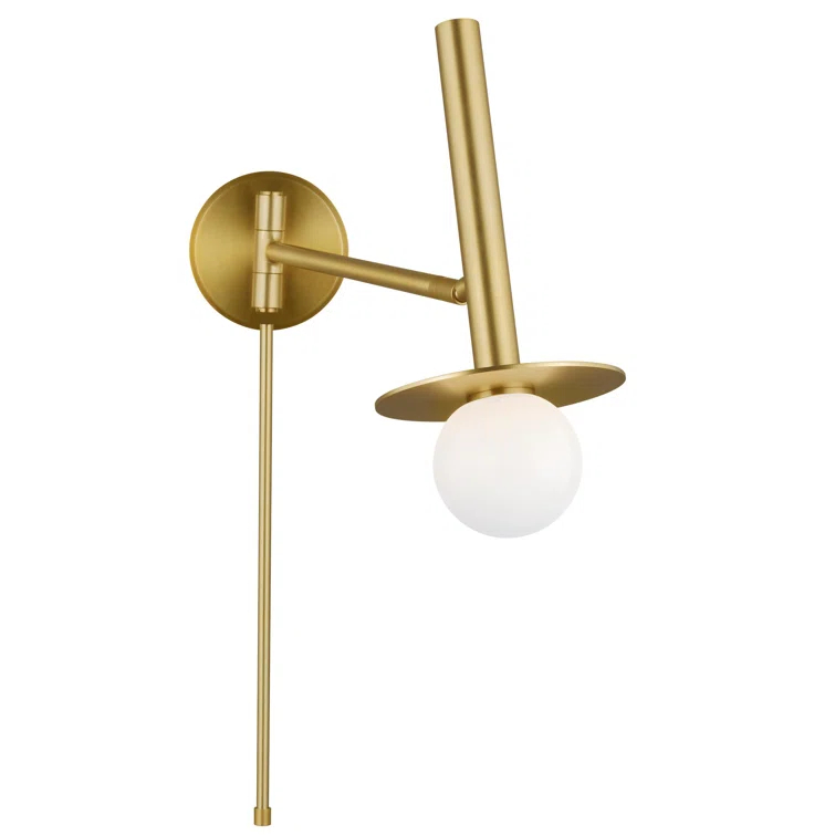 Nodes Pivot Sconce by Kelly Wearstler - Burnished Brass