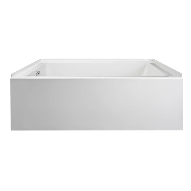 Linea® 66" x 32" Alcove Soaking Bathtub