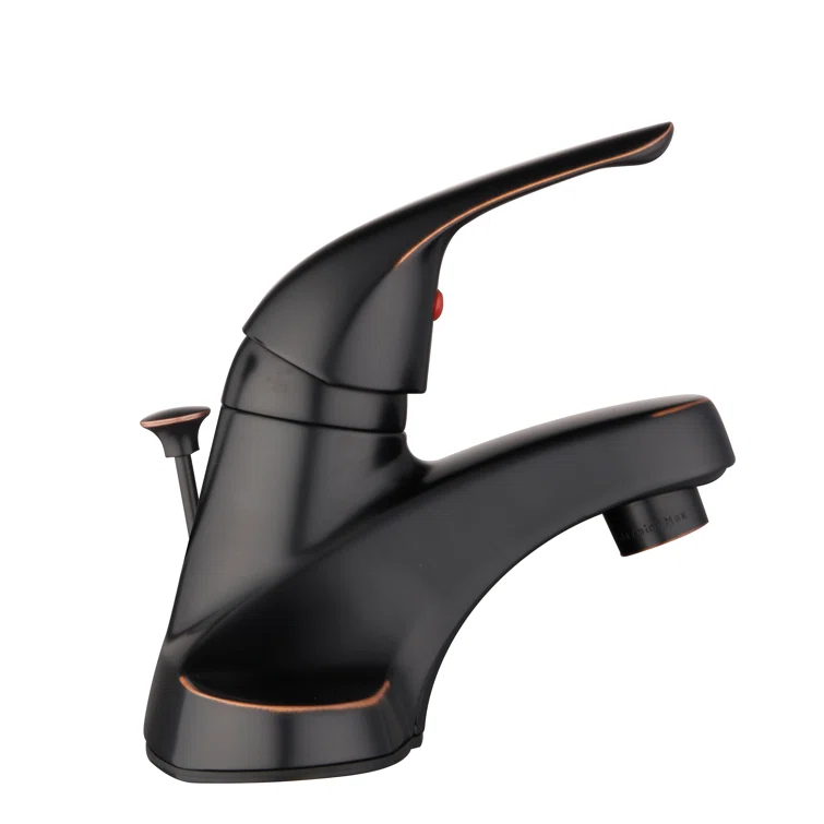 Middleton 4 in. Centerset 1-Handle Bathroom Faucet in Satin Nickel