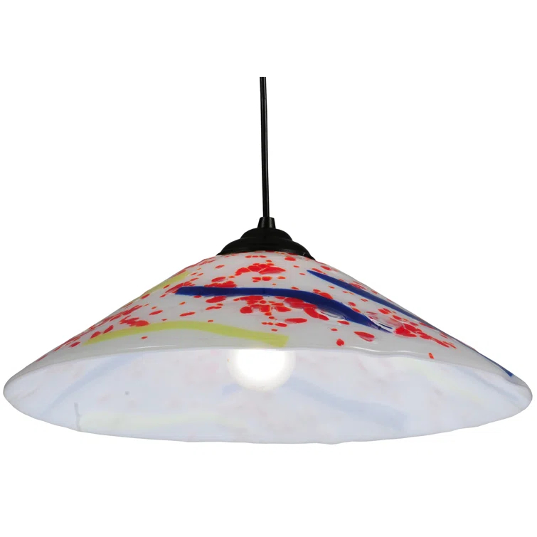 1 - Light Black Single Pendant