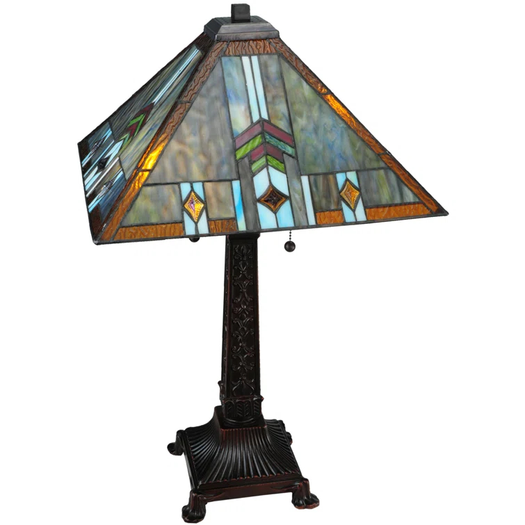 Meyda Tiffany - 138772 - Two Light Table Lamp - Prairie Wheat - Mahogany Bronze