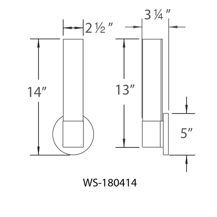 LED Armed Sconce