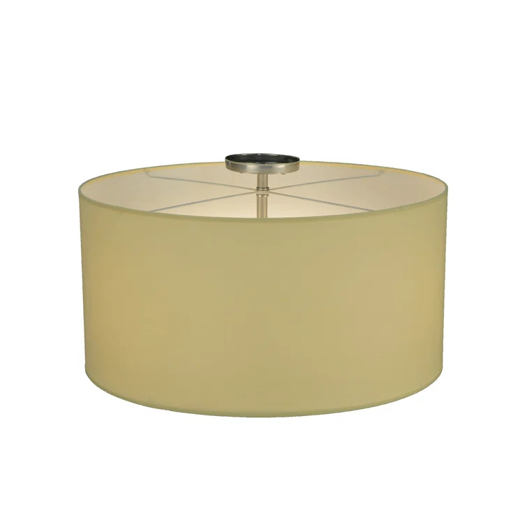 Cilindro Chrome 3-Light Indoor/Outdoor Flush Mount Drum