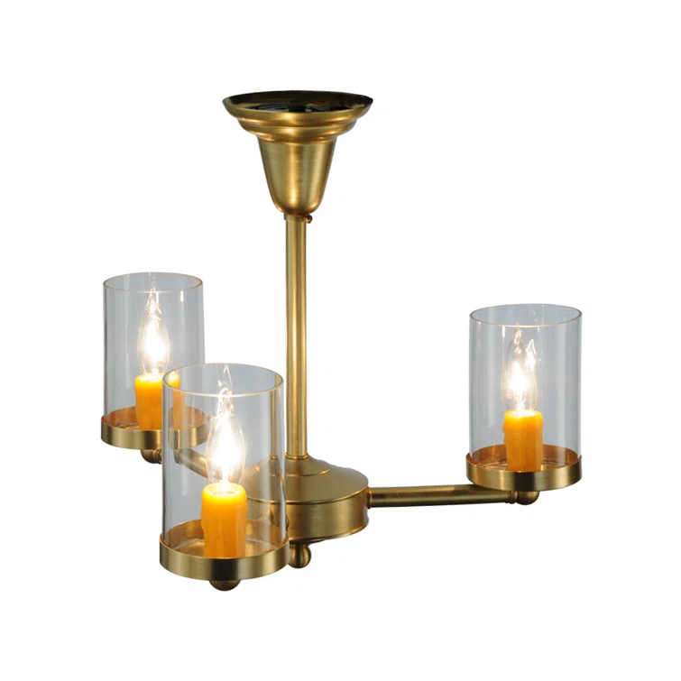 Meyda Lighting 3 - Light 20" Chandelier Style Cylinder Semi Flush Mount | Wayfair