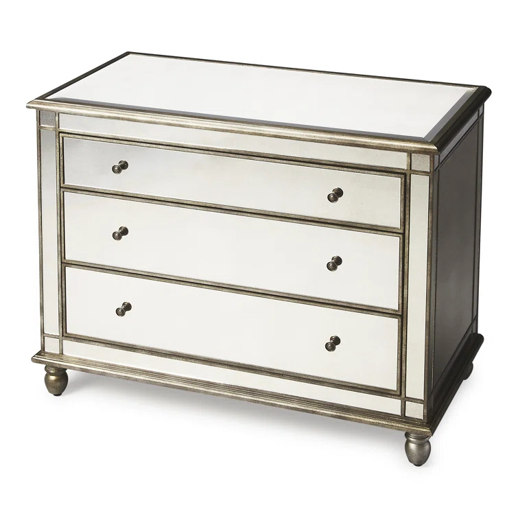 Butler Specialty Masterpiece Laflin 3 Drawer Mirrored Accent Chest