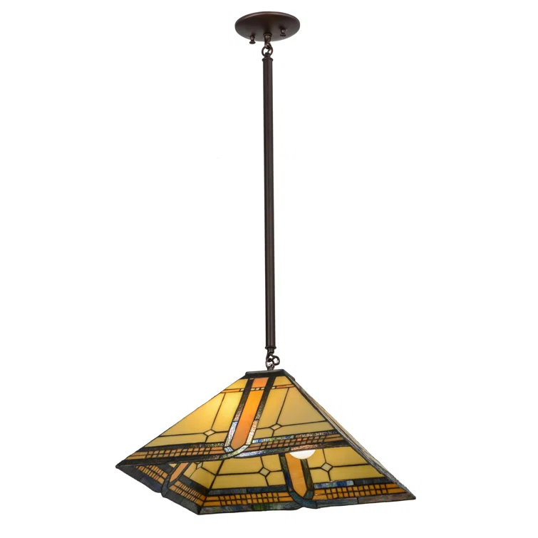 Meyda Lighting 2 - Light Mahogany Bronze Unique/Statement Pendant
