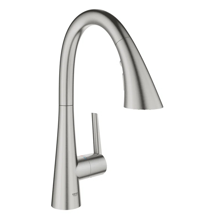 ZEDRA Single-Handle Pull Down Triple Spray Bar Faucet 1.75 GPM