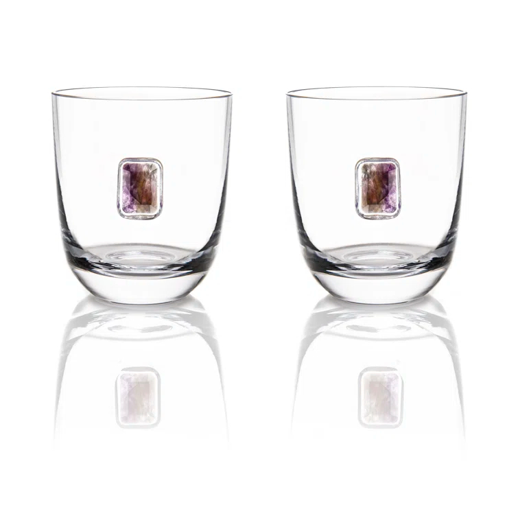 Anna New York 11.05oz. Drinking Glass Set (Set of 2)