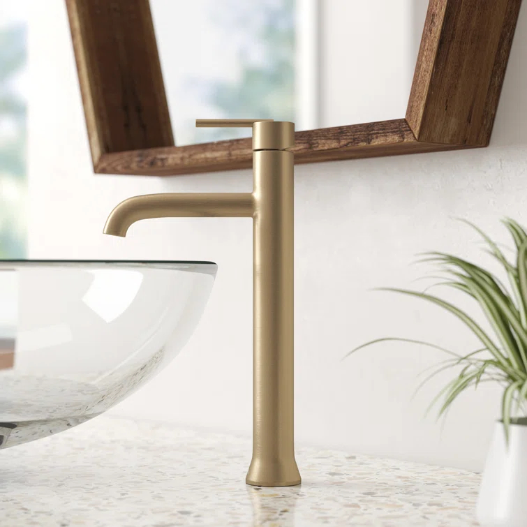 Trinsic Single Hole Vessel Bathroom Faucet, Single Handle Vessel Bathroom Sink Faucet