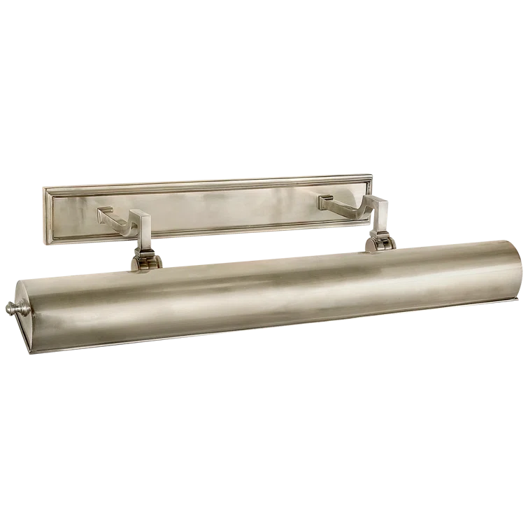 Dimmable Brushed Nickel 19.5" Electric Wall Light