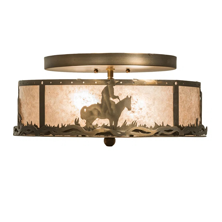 Meyda Lighting Mica Flush Mount