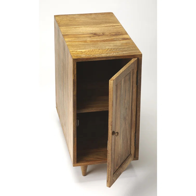 Modern Expressions Chairside Chest with Brass Hardware