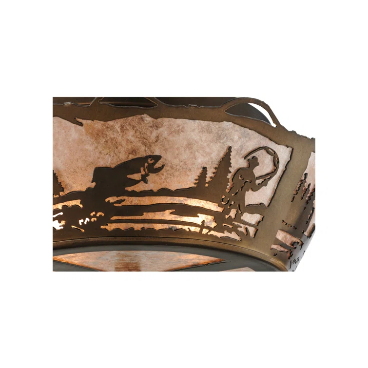 Mica Semi Flush Mount