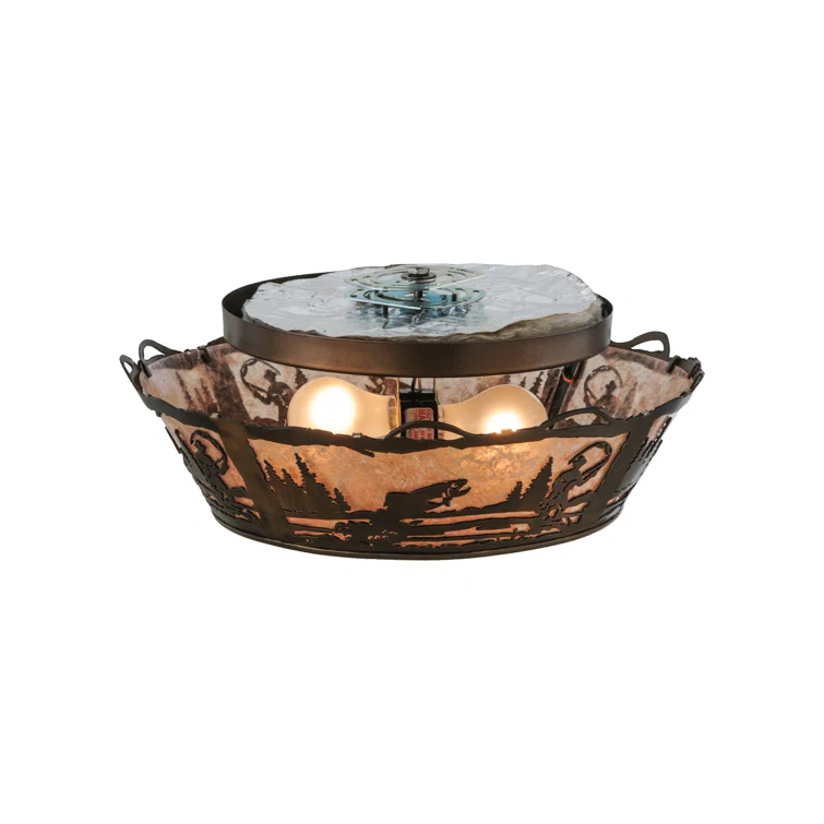 Mica Semi Flush Mount