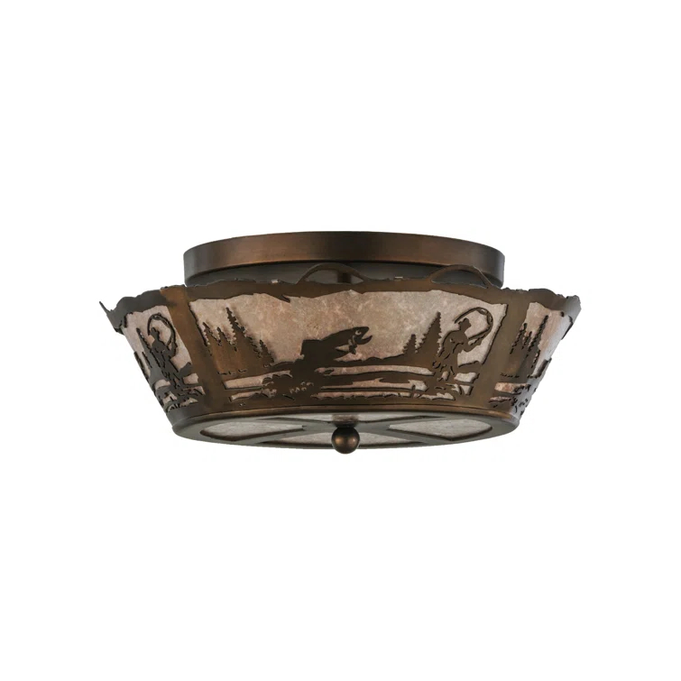 Mica Semi Flush Mount