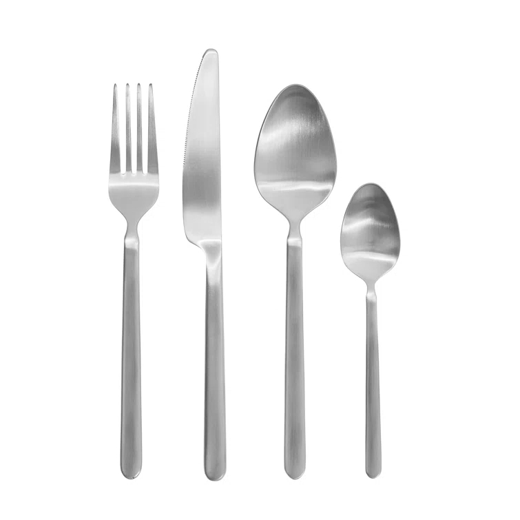 STELLA 16 Piece 18/10 Stainless Steel Flatware Set, Service for 4