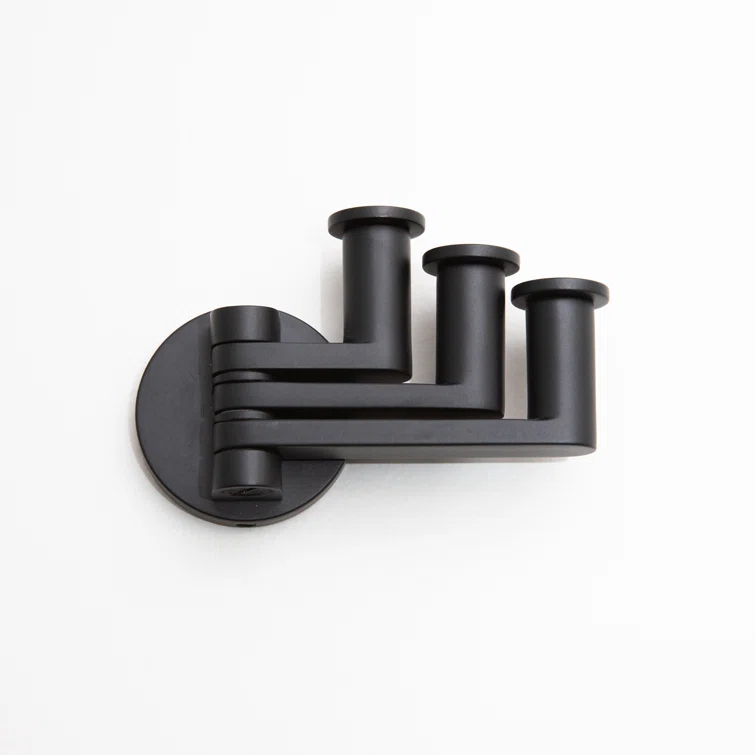 Kubic Pivoting Triple Robe Hook
