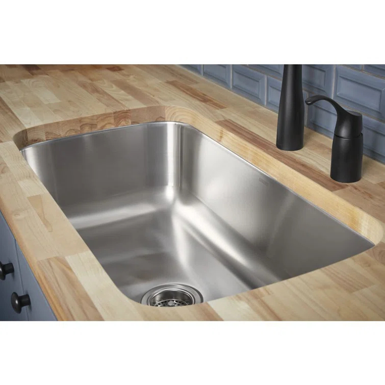McAllister 32'' L Undermount Stainless Steel Kitchen Sink