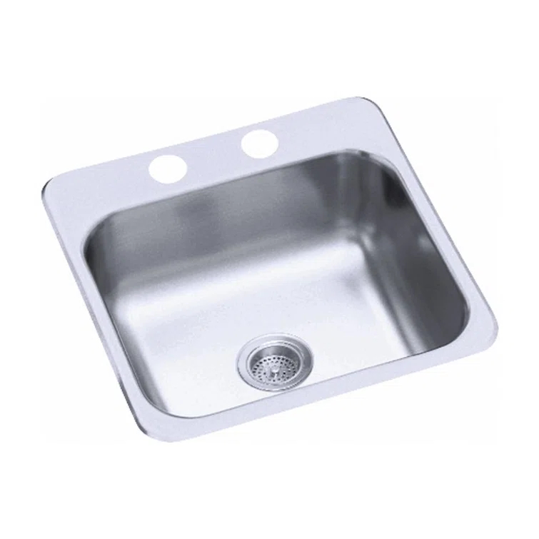 15'' L Single Bowl Stainless Steel Kitchen Sink
