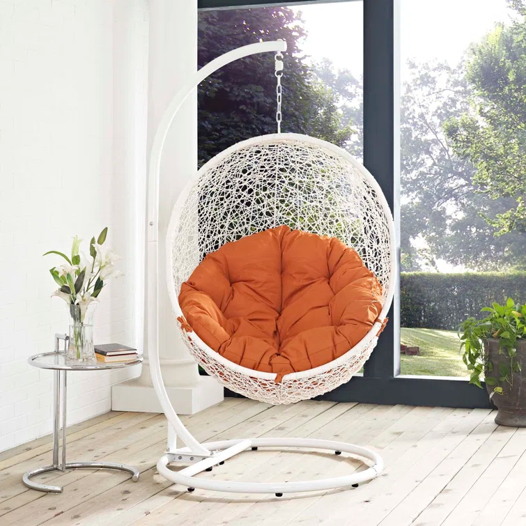 Modway Modway Hide Outdoor Patio Swing Chair with Stand