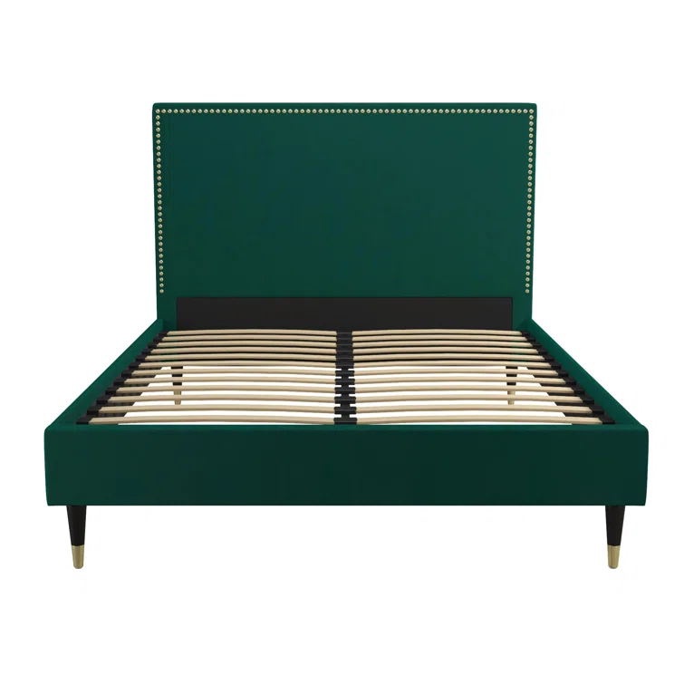 Audrey Upholstered Low Profile Platform Bed