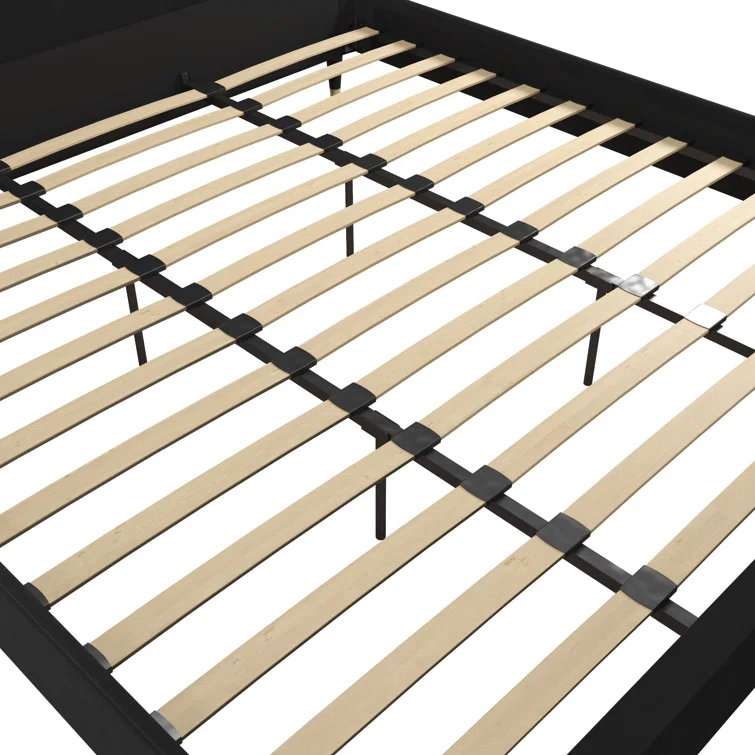 Audrey Upholstered Low Profile Platform Bed