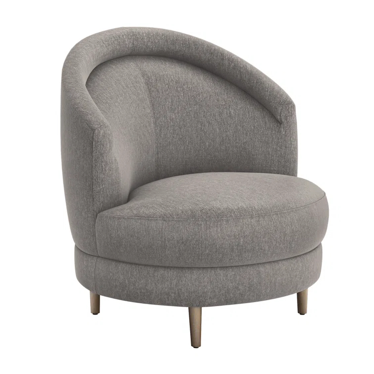 Capri Upholstered Swivel Barrel Chair
